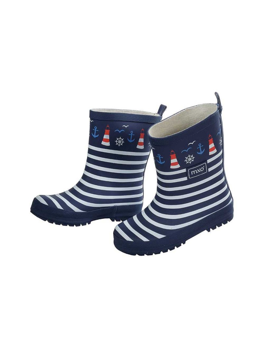 Bambini maximo | Gummistiefel "Maritim" Bedruckt, Patch Mxo Marina Militare