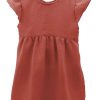 Mini maximo | Gots Mini Girl-Kleid, Musselin Ruschenarmel