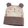 Bambino maximo | Gots Baby-Beanie, Ohrchendeko Jersey Bedruckt, Uv 50