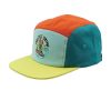 Mini maximo | Cappello Da Ragazzo Mni, "Surf Robot" Klettverschlus, Flaches Dach Acqua Chiara/Multicolore