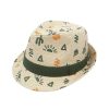 Bambini maximo | Trilby Per Bambini Druck "Cactus" Sabbia Bianca/Dunkeloliv