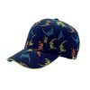 Bambini maximo | Berretto Da Ragazzo Per Bambini, Strapback "Gecko", Rundes Dach Blu Scuro/Multicolore