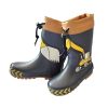 Mini maximo | Gummistiefel "Bagger", Stulpe, Jerseyfutter, Patches, Reflekt 3M Blu Marino/Sughero Lavato