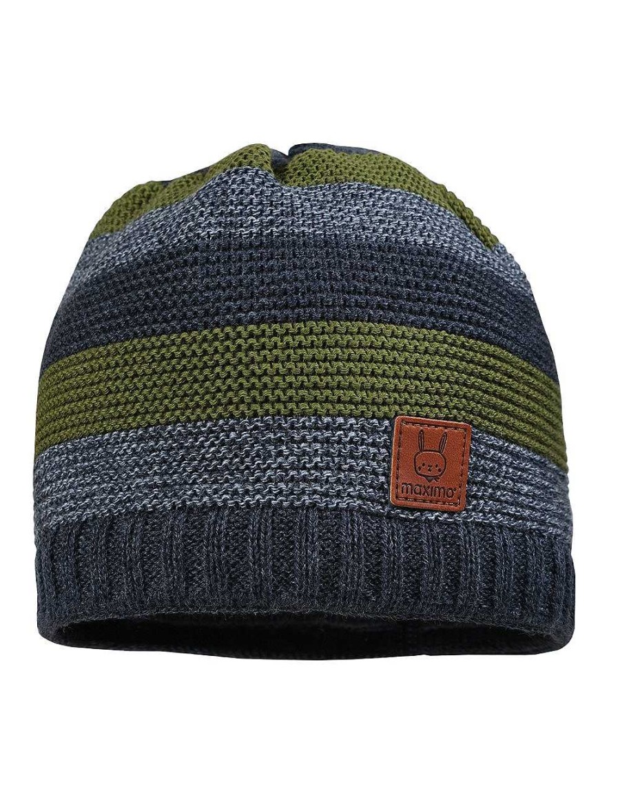 Bambino maximo | Ottiene Baby-Beanie, Blockringel Ll, Futter