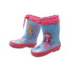 Bambini maximo | Gummistiefel, Stampa Fotografica "Meerjungfrau", Jerseyfutter Fiore Di Rosa/Blu