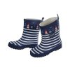 Mini maximo | Gummistiefel "Maritim" Bedruckt, Patch Mxo Marina Militare