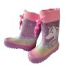 Bambini maximo | Gummistiefel "Einhorn" Fotoprint, Gepatcht, Stulpe, Jerseyfutter Fiore Di Erba Cipollina